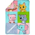thumbnail image 2 of Cocomelon Animals Kids Blanket, 62 x 90, Microfiber, Blue, Moonbug, 2 of 7