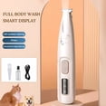 thumbnail image 3 of MELIVO Pet Hair Trimmer with Led Light, Dog Clippers for Grooming, Dog Electric Shaver, Cordless Dog Paw Trimmer, Waterproof Rechargeable Pet Clippers Shaver Trimmer, Paw Hair Trimmer for Dogs Cats, 3 of 7
