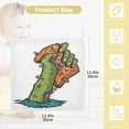 thumbnail image 2 of Zombie Hands Game Baby Muslin Washcloths Soft Absorbent Face Towel, Joysticks Gamepad Controller Burp Cloths Cotton Bath Wipes 5 PCS Infant Wash Cloth for Newborn Boys Girls 12x12 inches, 2 of 7