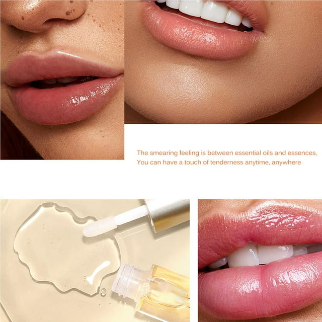 2pcs Natural Lip Plumper Portable Lip Enhancer Practical Plant Extracts Plumping Lip Serum Moisturizing Lip Plumping Balm for Women Home Gift