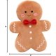 thumbnail image 2 of Almohada navideña con forma de hombre de jengibre, creativa almohada de felpa suave con forma de hombre de galleta, cojín de sofá de fibra de poliéster de primera calidad, decoración para fiesta, 2 of 7
