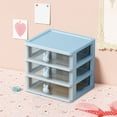 thumbnail image 6 of Gnmfd Desktop Storage Drawer Box Transparent Organizer for Cosmetics Jewelry Stationery Multi-Functional Storage Rack Stackable Space Saving Closet Organizers and Storage Office Home Decor, 6 of 6