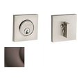 thumbnail image 4 of Baldwin 8220056 Santa Monica Contemporary Square Single Cylinder Deadbolt, Lifetime Satin Nickel, 4 of 7