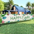 thumbnail image 6 of Happy Easter Banners Easter Banners for Outside Garden, Large Long Spring Bunny Easter Banner Egg Hunt Decorations, Easter Decorations and Supplies for Home Classroom Office, 6 of 6