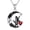 01-Jan-Garnet, variant on Black Cat Necklace 925 Sterling Silver Black Crescent Moon Star Pendant with Heart Birthstone Necklace Anniversary Gothic Jewelry Gifts for Women Wife Cat Lover
