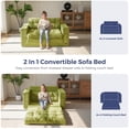 thumbnail image 4 of Sofá cama convertible 2 en 1 MAXYOYO, loveseat plegable verde, 4 of 7