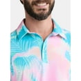 thumbnail image 4 of Birdie Bound Men's & Big Men's Novelty Print Golf Polo, Sizes S-5XL, 4 of 5