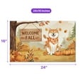 thumbnail image 5 of Welcome Fall Shiba Inu Cozy Autumn Field Pumpkins Golden Leaves Doormat Shibas Dog Lovers Gifts Idea Indoor Outdoor Welcome Mat - 12013, 5 of 5