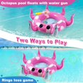 thumbnail image 2 of Flotador de piscina Motiloo Octopus con pistola de agua para niños de 3 a 12 años, 2 of 7
