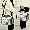 thumbnail image 5 of FORMRS Student Insulated Lunch Bag with Shoulder Strap Reusable Cooler Box for School, White Chubby Cat, 5 of 9