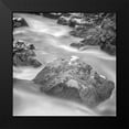 thumbnail image 2 of Kimberly, Allen 15x15 Black Modern Framed Museum Art Print Titled - Over the rocks 2, 2 of 5
