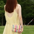 thumbnail image 6 of Small Summer Purse for Women Woven Beach Crossbody Bag Colorful Vacation Shoulder Handbag, 6 of 6
