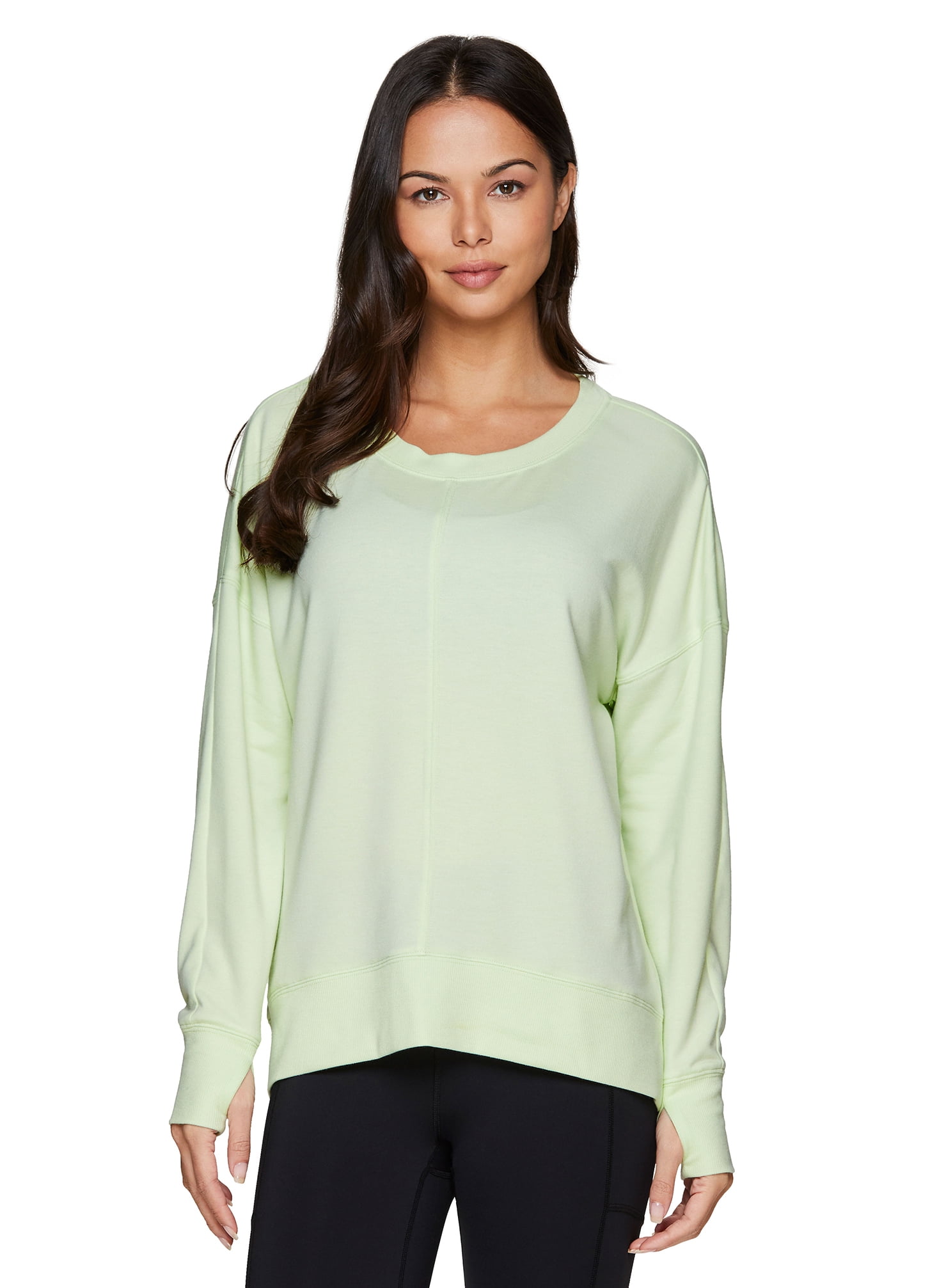 RBX Active Women's Lightweight French Terry Dolman Sweatshirt 