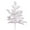 White, variant on Vickerman 25" White Artificial Apple Leaf Snowy Bush, 2 per bag.