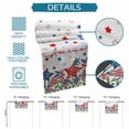 thumbnail image 6 of Independence Day Table Runner 90 Inches Long Farmhouse Dress Scarves, 4th of July Red Blue Stars Patriotic Dining Tablerunner for Coffee Table/Kitchen Island/Party Décor, 13" x 90", 6 of 8
