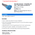 thumbnail image 2 of Tail Light Connector - Compatible with 2002 - 2006 Cadillac Escalade EXT 2003 2004 2005, 2 of 2