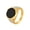 Gold, variant on Men's Bling Ring Stainless Steel Cubic Zirconia Band for Him Sparkle Stackable Jewelry Everyday Accessory Gold Size 13