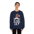 thumbnail image 3 of Graphic Designer Elf Unisex Sweatshirt, S-2XL Christmas Holidays Xmas Elves, 3 of 9