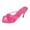 Hot Pink Shoes, variant on KIJBLAE Women's Slippers Casual Sexy Comfortable Set Toe High Heel Sandals Slippers Green 40 Lady Slippers