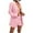 Pink, variant on Turilly Clothes Sets for Women 2 Piece Women's Casual Lattice Color Suit Long Sleeve Blazer and Long Pants Two-piece Set