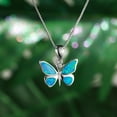 thumbnail image 6 of Vintage Butterfly Choker Necklace for Women Fairy Grunge Necklace Y2k Indie Chain Necklace Simple Clavicle Chain Jewelry, 6 of 8