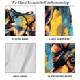 thumbnail image 4 of luoweisi Men's Beach Shorts Quick Dry Swim Trunks with Mesh Lining Sheepdog L, 4 of 5