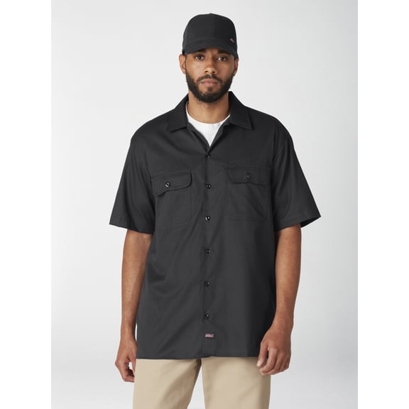 Genuine Dickies Men's FLEX Short Sleeve Work Shirt with Temp Control Cooling