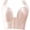 Pink, variant on Womens Bras Front Closure Wide Strap Longline Full Coverage Push Up Bra Push Up Bras for Women