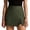 Green, variant on Women's High Waist Skort, Side Slit Stretch Blazer Skort with Zipper, 1PC, S-XL