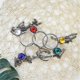 thumbnail image 5 of Collar de lupa Lente de lupa óptica con colgante de cuentas de cristal de la suerte vintage para lectura de biblioteca Impresión fina Zoom Aumento de joyería de visión (azul) WD.WDQZL Hogar, 5 of 6