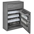 thumbnail image 1 of Mail Boss 8152 - Key Boss - Heavy Duty Commercial Grade Steel High Security Adjustable Key Cabinet - 105 Position Key Organizer Drop Box Locking Safe with Combination Lock Granite, 1 of 1