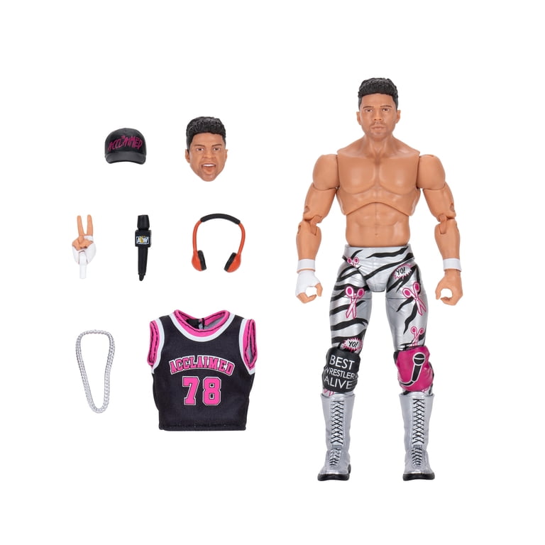AEW Unrivaled Max Caster - 6 inch Figure with Entrance Jersey