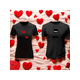 thumbnail image 1 of Playera Duo Parejas Loco Por Ella 14 De Febrero San Valentin Color Negro Talla Chica Marca Emil SaEs, 1 of 4