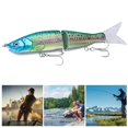 thumbnail image 3 of Señuelo duro 3D Fish Articulado Wobblers Lápiz Cebo artificial Gancho triple (A), 3 of 8