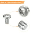 thumbnail image 4 of Uxcell 1/4-20x1/2" Pan Head Machine Screws, Stainless Steel 18-8 Screw, Pack of 50, 4 of 7