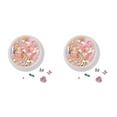 thumbnail image 3 of maskred 1/2/3/5 Art Crystal Flower Shining Rhinestone Pearl Sequin Rhinestone Manicure Decoration No.1 2PCS, 3 of 6