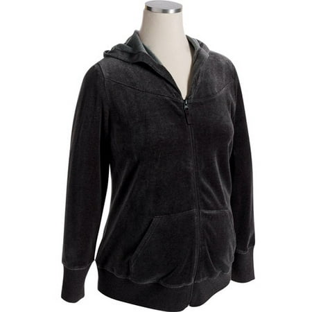 Athletic Works - Maternity Velour Zip Hoodie