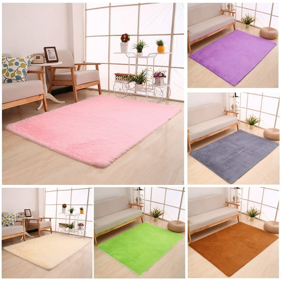 1Pc Silk Wool Carpet Floor Mat 60X160Cm Fluffy Rugs Shaggy Area Rug Dining Room Bedroom Carpet Floor Mat Beige Carpet