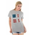 thumbnail image 5 of Trust Jesus USA American Flag Cross Men's Graphic T Shirt Tees Brisco Brands S, 5 of 6
