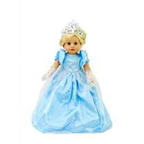 American Fashion World Blue Princess Ball Gown Made to fit an 18in Doll