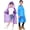 Blue/Purple, variant on Kids Rain Jacket, 2 Pack Rain Ponchos for Kids - Reusable Raincoats for Boys and Girls Waterproof Outdoor Rain Gear