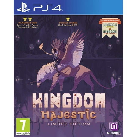 Kingdom Majestic Limited Edition (PS4 Playstation 4) Explore - Recruit - Build Up