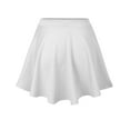 thumbnail image 2 of KOGMO Womens Basic Solid Versatile Stretchy Flared Casual Skater Skirt, 2 of 5