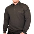 thumbnail image 4 of New with Tags LD Sport Solid Textured Long Sleeve Banded Bottom Shirt - 6 Colors, 4 of 8