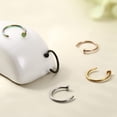 thumbnail image 5 of 4pcs Fashion Simple False Nose Ring Electroplated Jewelry Stainless Steel Nose Pin, 5 of 5