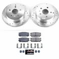 thumbnail image 3 of PowerStop Rear Z23 Evolution Sport Carbon-Fiber Ceramic Brake Pad and Drilled & Slotted Rotor Kit Fits: CHEVROLET GMC Select Models K5558, 3 of 10