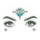 thumbnail image 3 of Pegatinas de tatuajes temporales brillantes brillar 9 juegos con joyas para la cara, 3 of 5