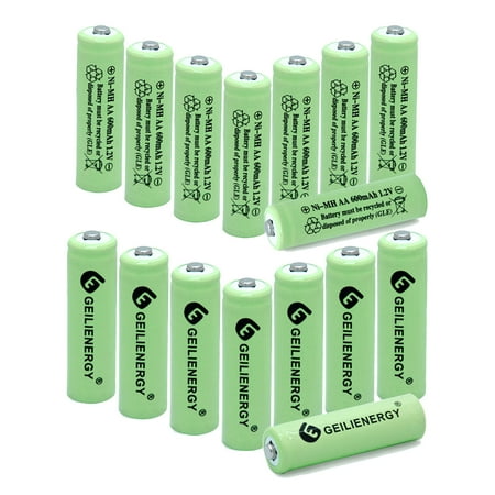 OXWINOU 1.2V AA Batteries (16 Pack), Double A Batteries,AA Rechargeable Battery Cell- long lasting