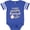 Football Blue and White, variant on Inktastic Daddy Baseball Grandson Boys or Girls Baby Bodysuit