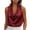 Solid, variant on Tops for Women Casual Fashion Solid Color Sleeveless Turtleneck Satin Top